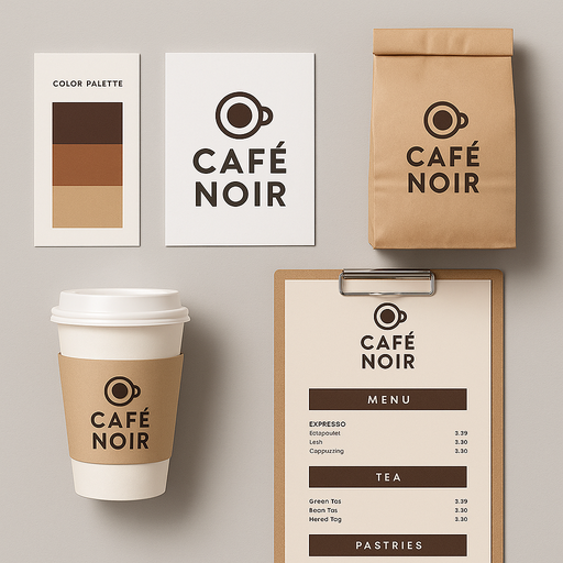 Cafe brand identity project