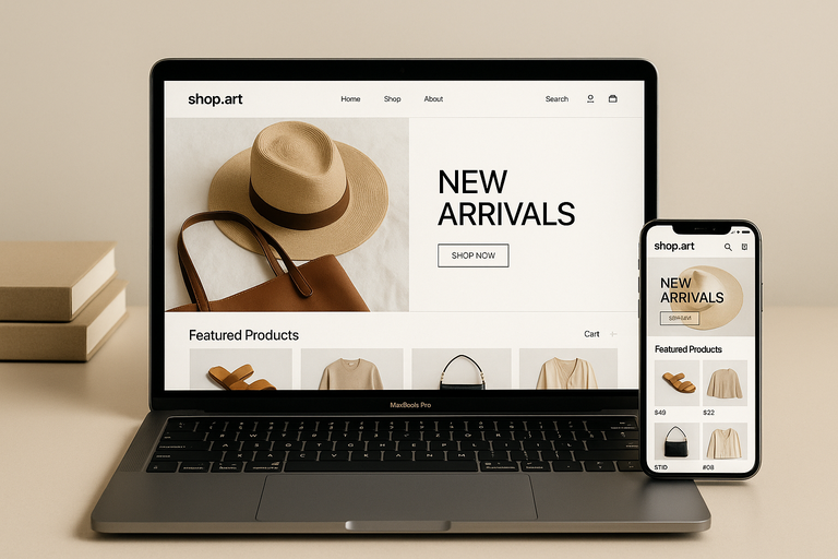 E-commerce website development project